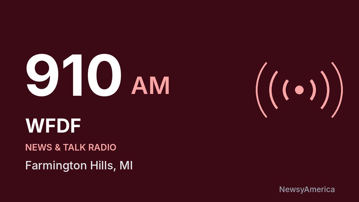 WFDF 910 AM – Farmington Hills