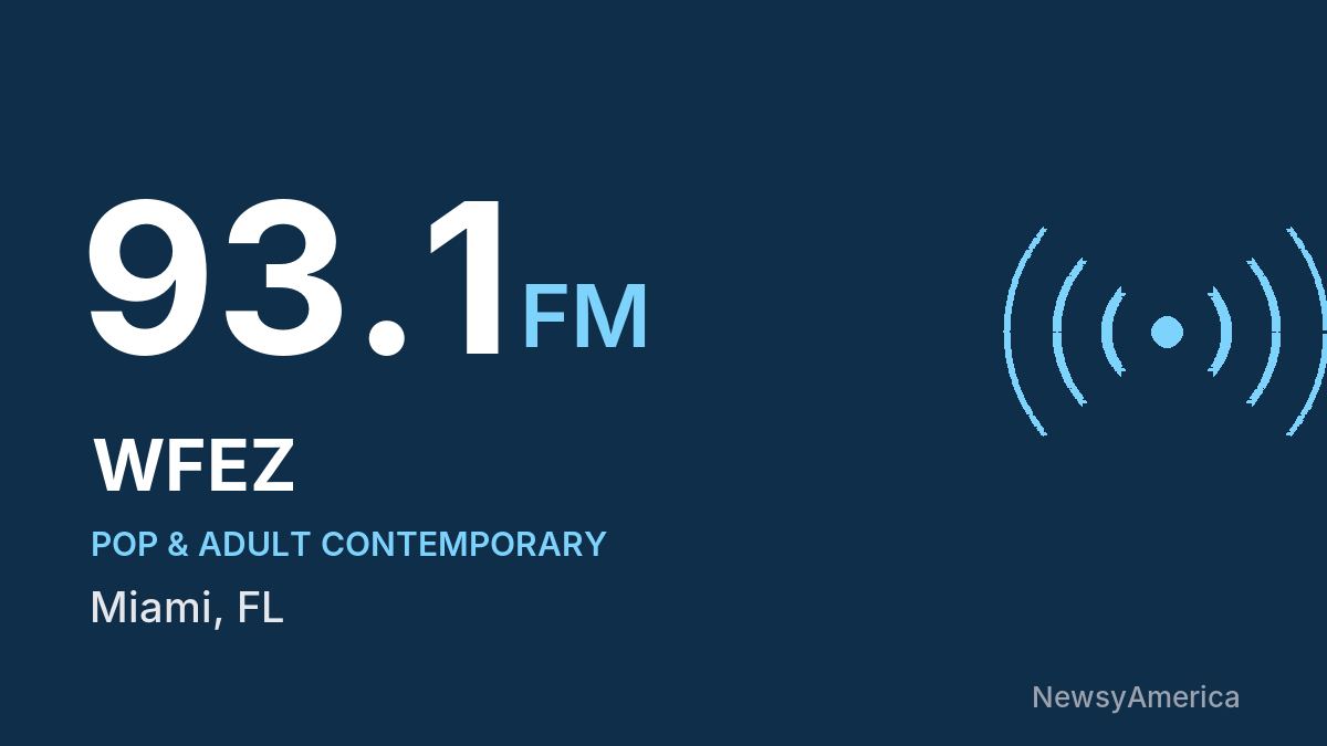 WFEZ 93.1 FM – Miami