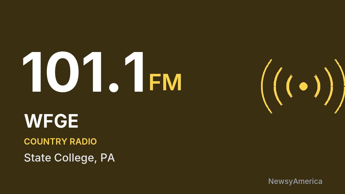 WFGE 101.1 FM – State College