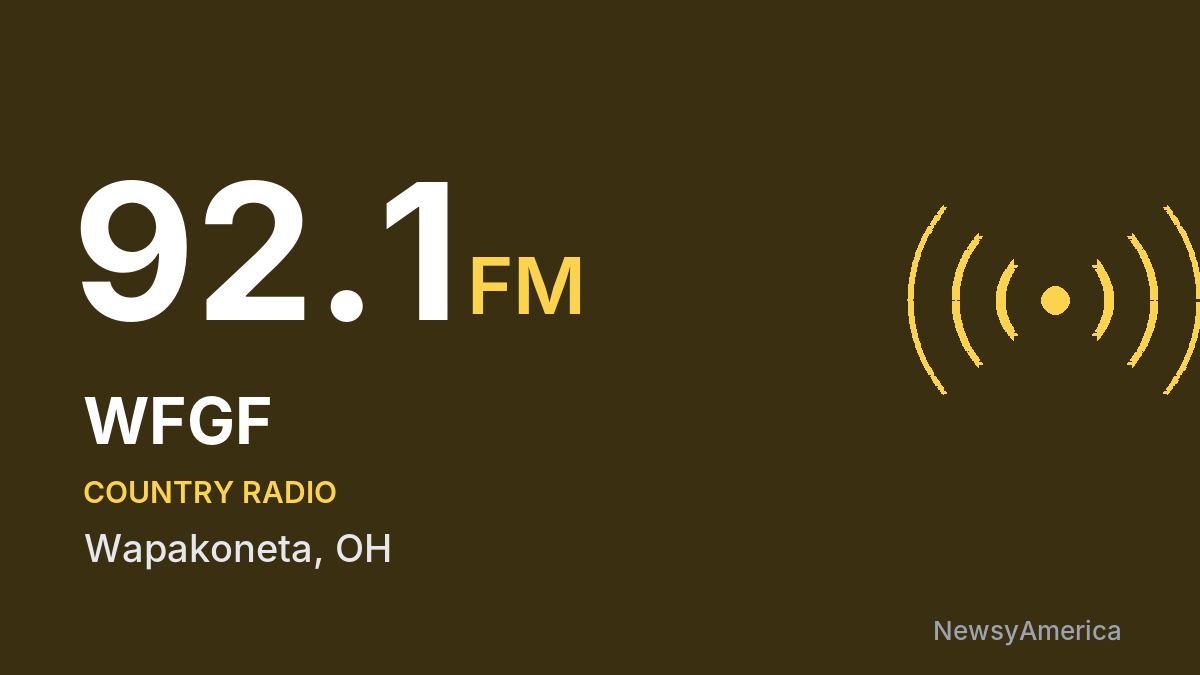 WFGF 92.1 FM – Wapakoneta