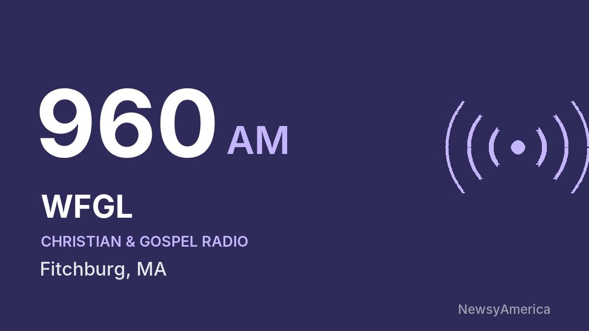 WFGL 960 AM – Fitchburg