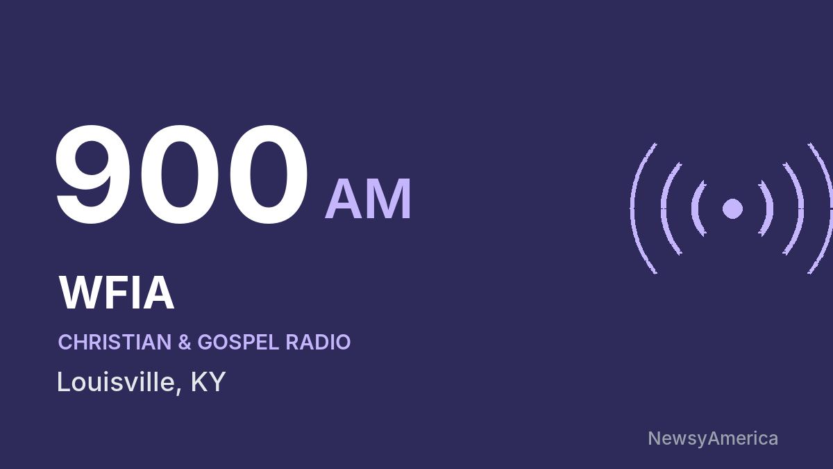 WFIA 900 AM – Louisville