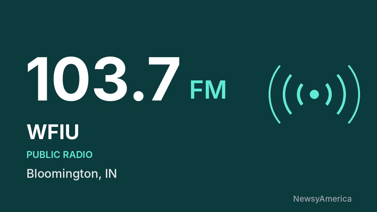 WFIU 103.7 FM – Bloomington