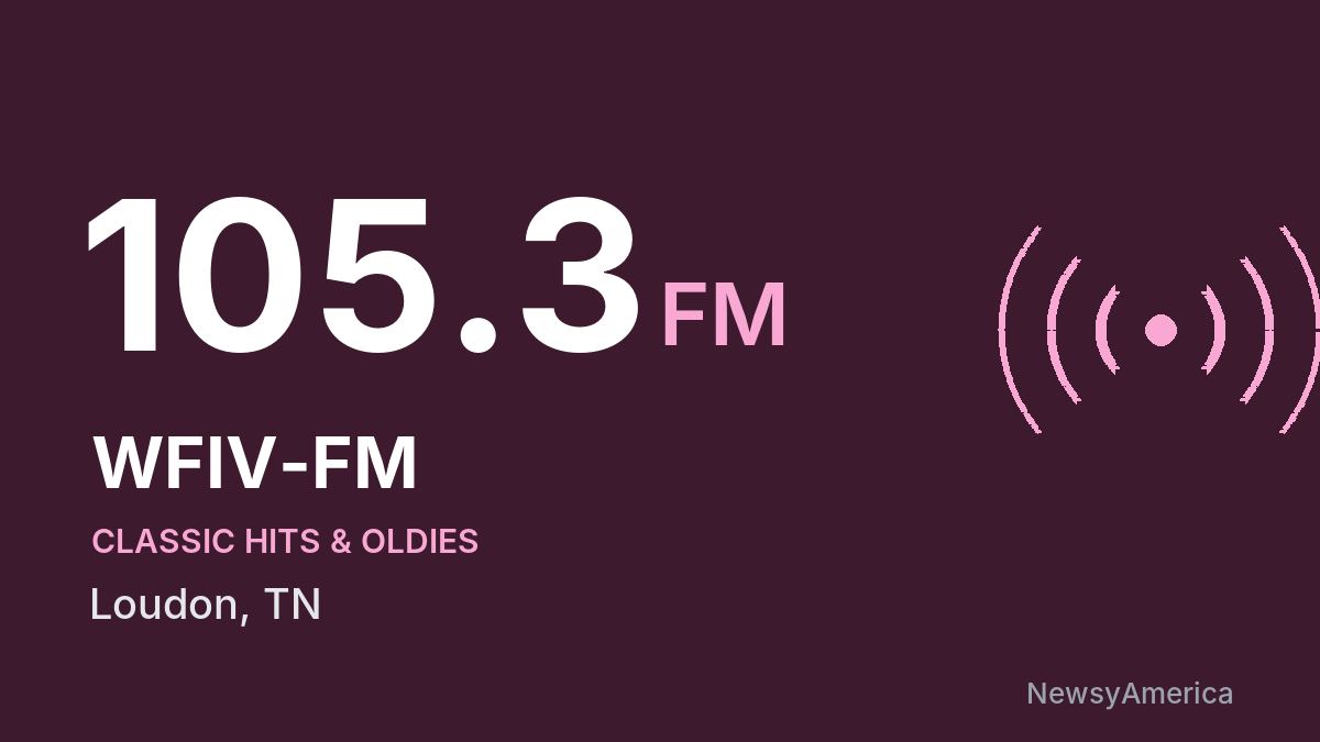 WFIV-FM 105.3 FM – Loudon