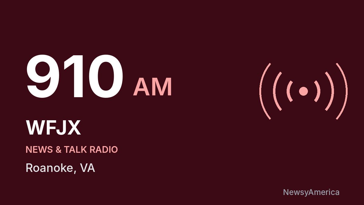 WFJX 910 AM – Roanoke