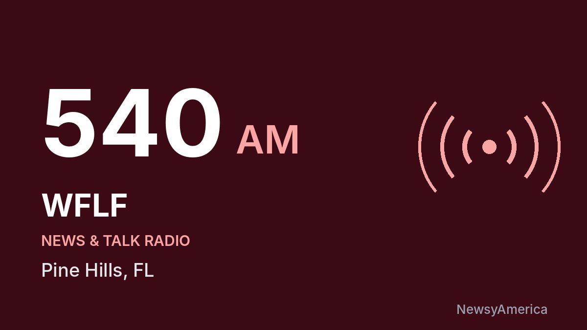 WFLF 540 AM – Pine Hills
