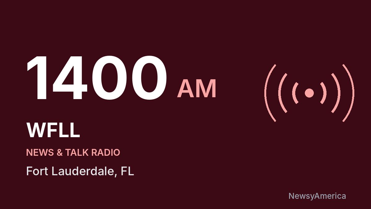 WFLL 1400 AM – Fort Lauderdale