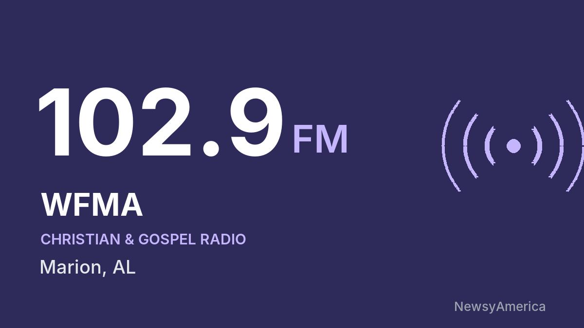 WFMA 102.9 FM – Marion