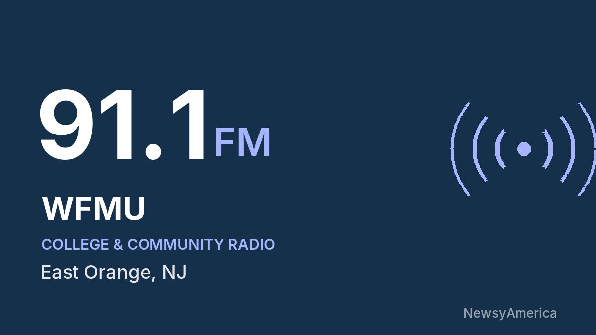 WFMU 91.1 FM – East Orange