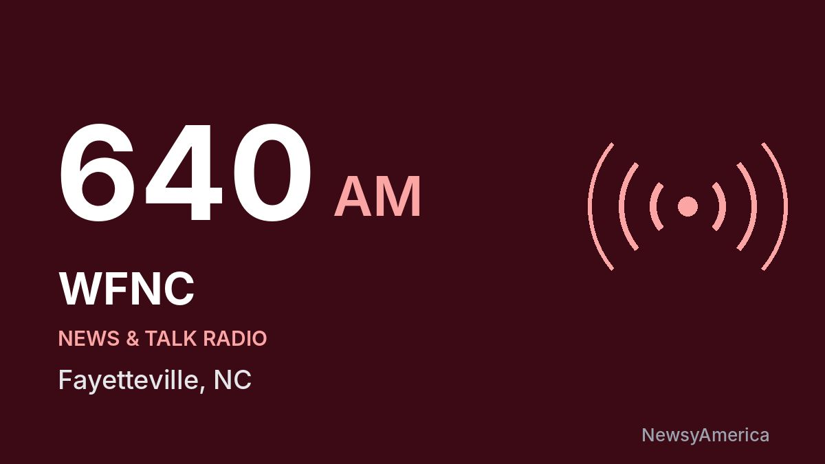 WFNC 640 AM – Fayetteville