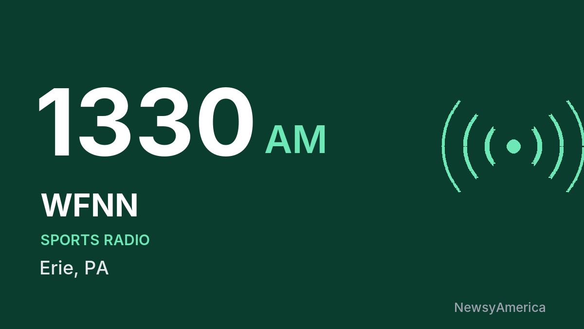 WFNN 1330 AM – Erie