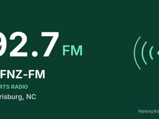 WFNZ-FM 92.7 FM, Harrisburg, NC