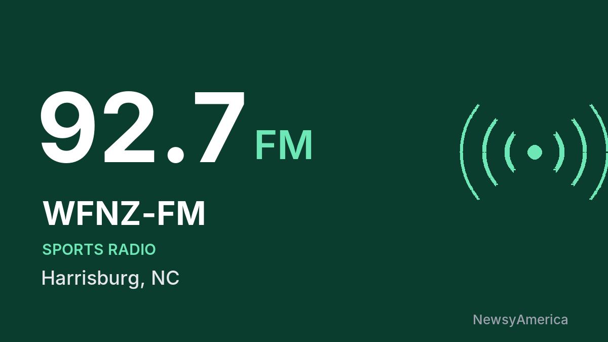 WFNZ-FM 92.7 FM – Harrisburg