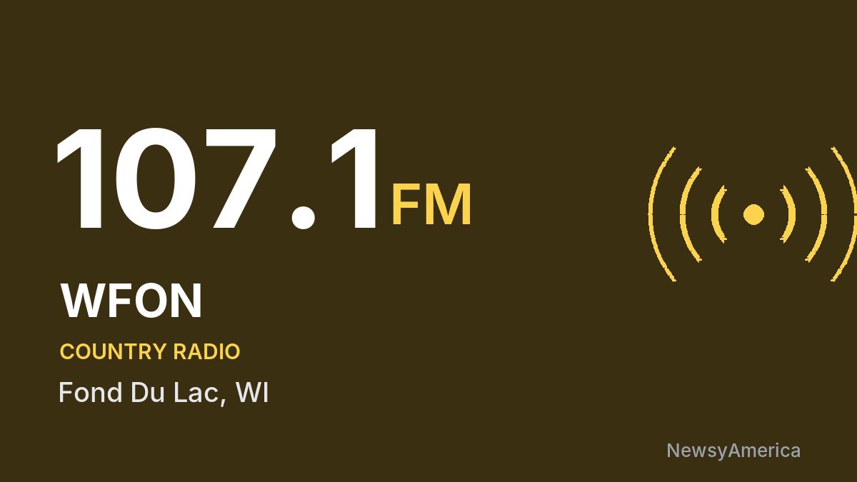 WFON 107.1 FM – Fond Du Lac