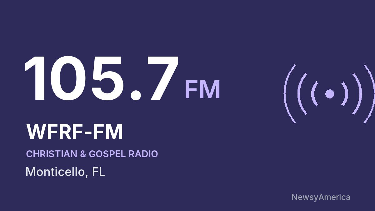 WFRF-FM 105.7 FM – Monticello