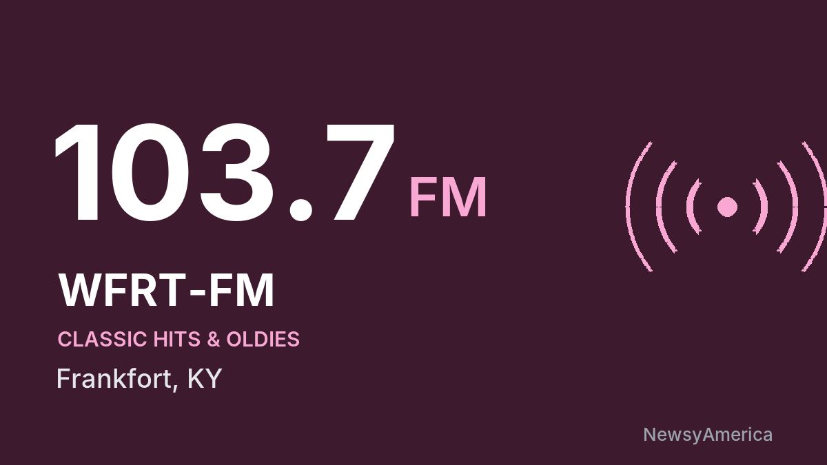 WFRT-FM 103.7 FM – Frankfort