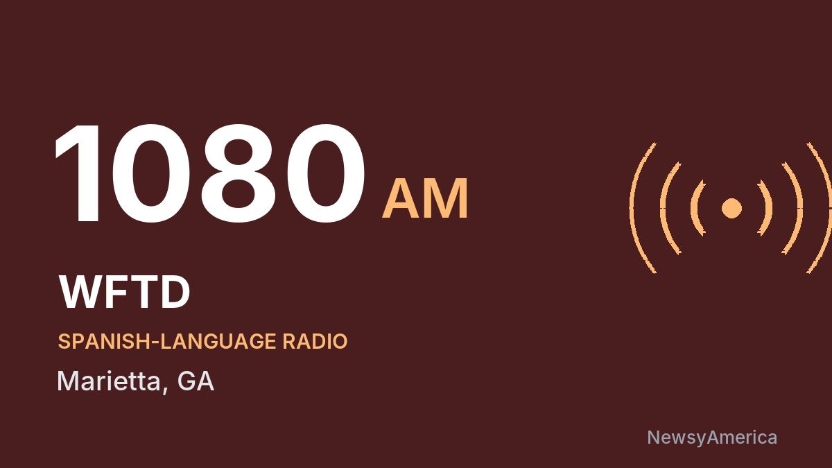 WFTD 1080 AM – Marietta