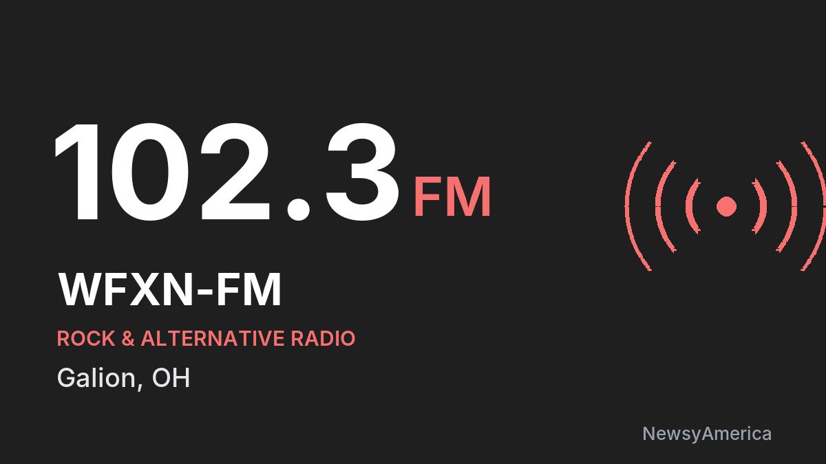WFXN-FM 102.3 FM – Galion