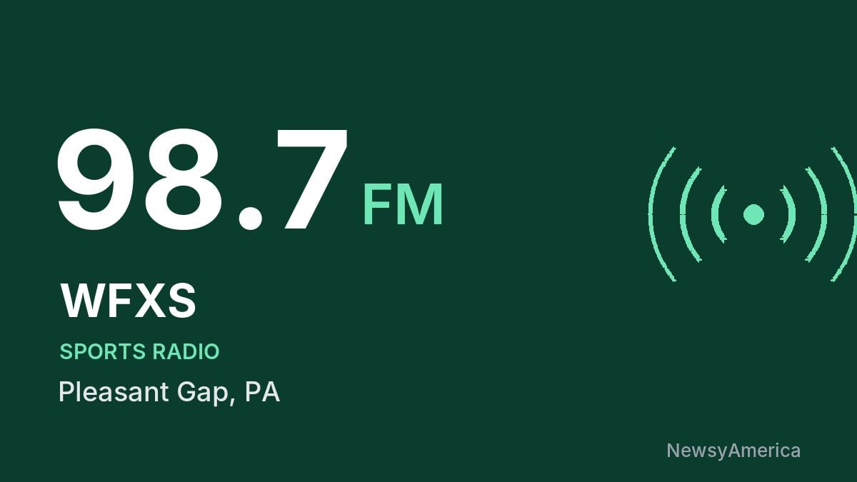 WFXS 98.7 FM – Pleasant Gap