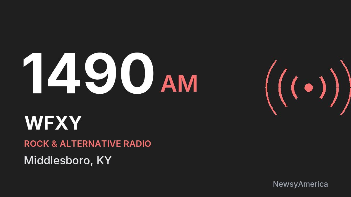 WFXY 1490 AM – Middlesboro