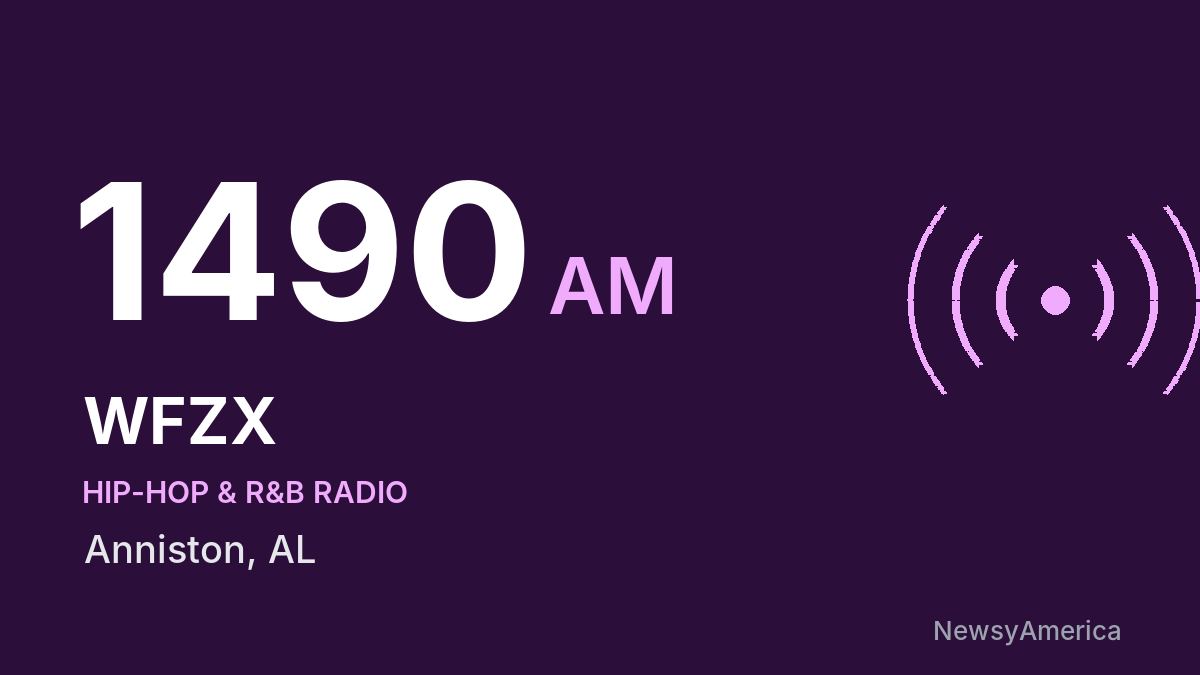 WFZX 1490 AM – Anniston
