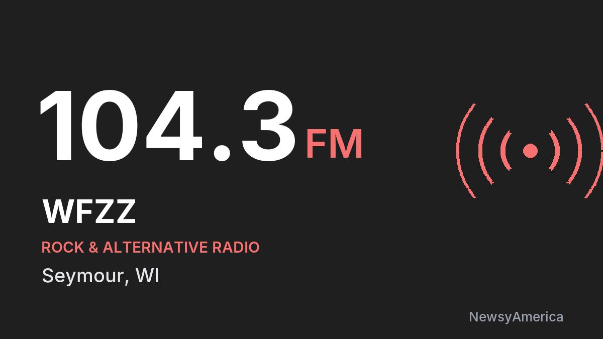 WFZZ 104.3 FM – Seymour