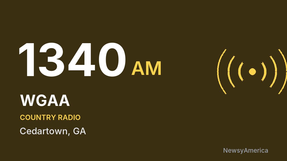 WGAA 1340 AM – Cedartown