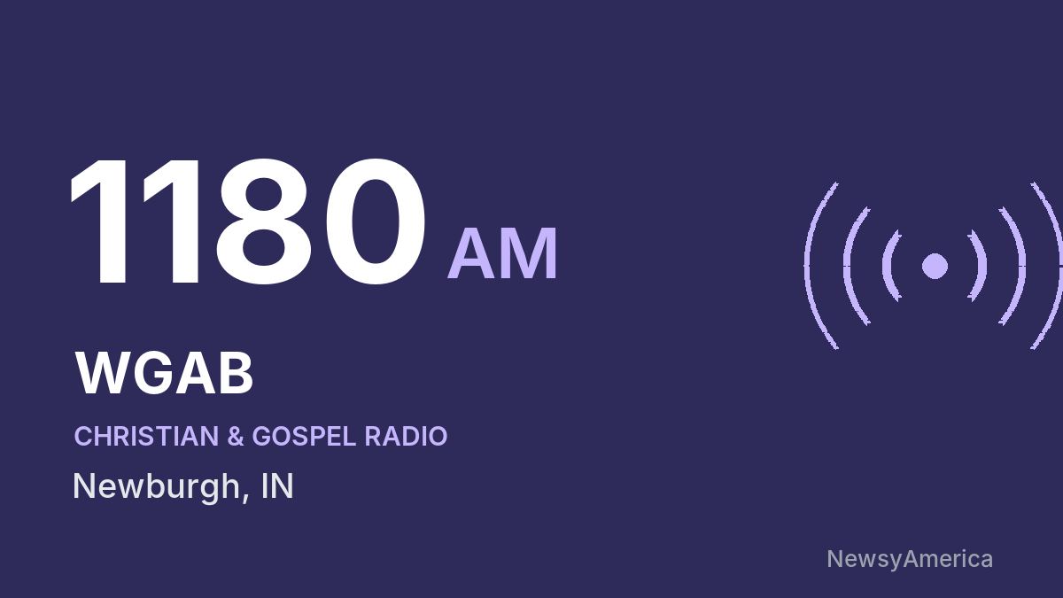 WGAB 1180 AM – Newburgh