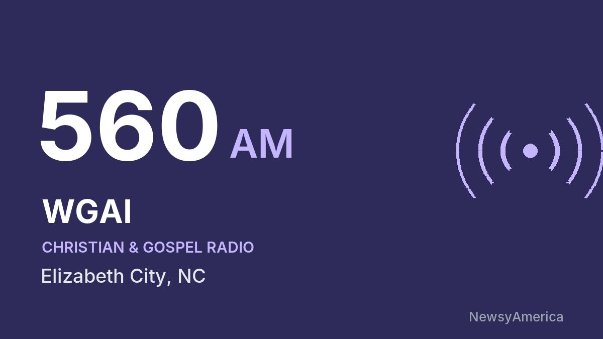 WGAI 560 AM – Elizabeth City