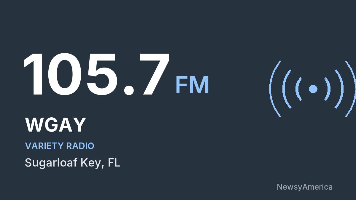 WGAY 105.7 FM – Sugarloaf Key