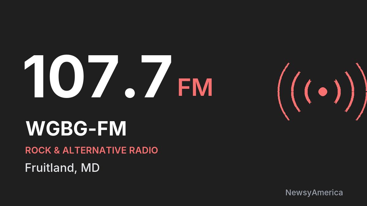 WGBG-FM 107.7 FM – Fruitland