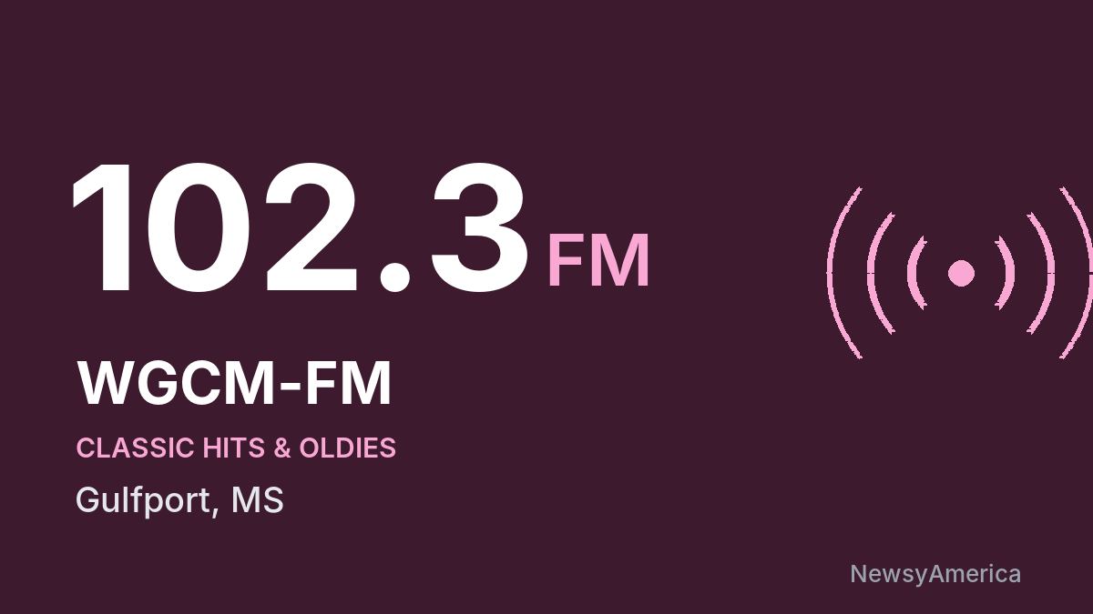 WGCM-FM 102.3 FM – Gulfport