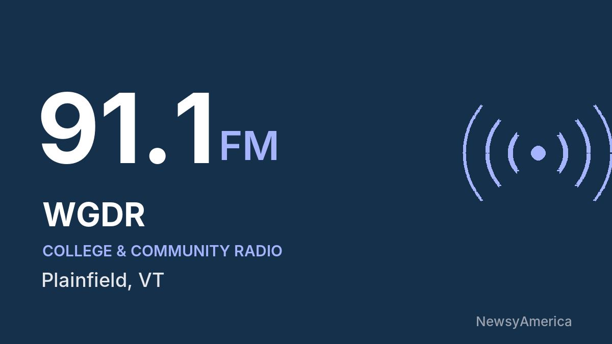 WGDR 91.1 FM – Plainfield