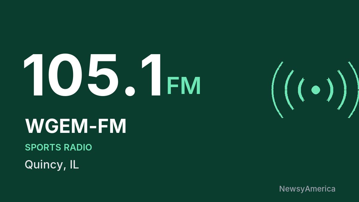 WGEM-FM 105.1 FM – Quincy