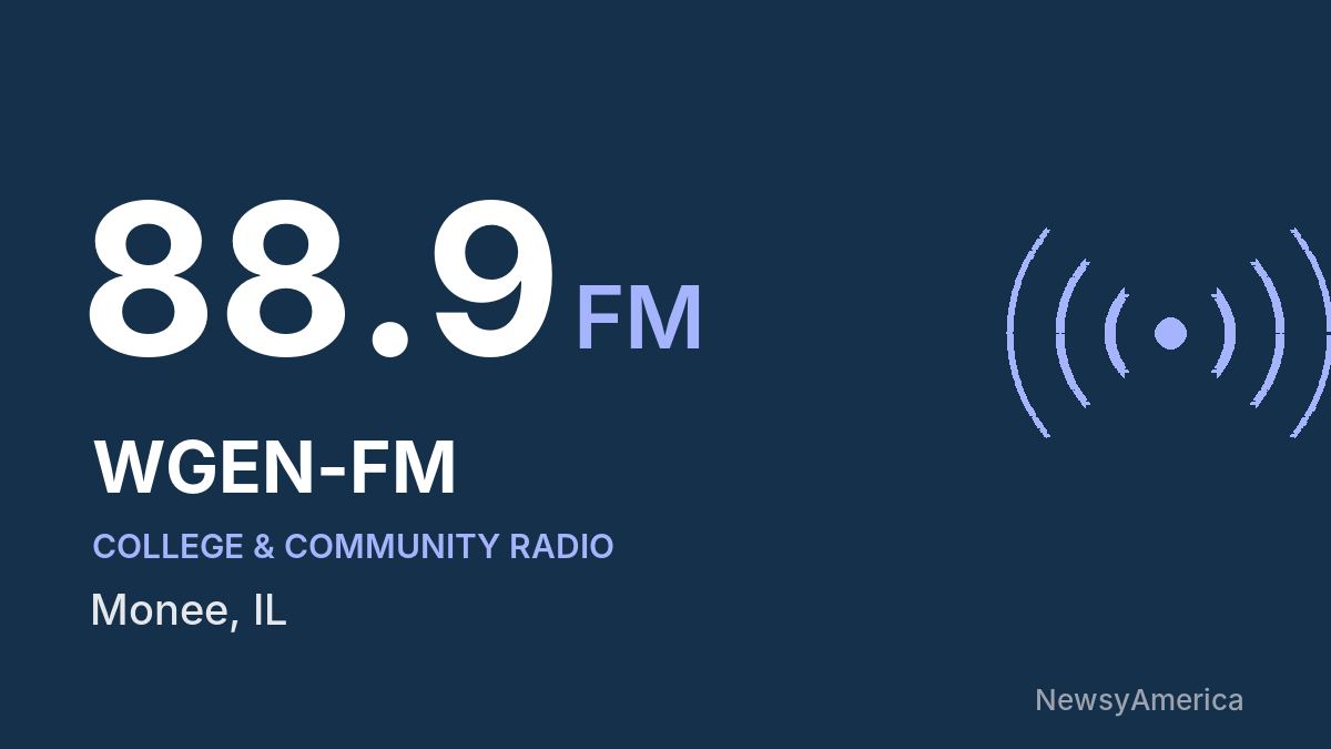 WGEN-FM 88.9 FM – Monee