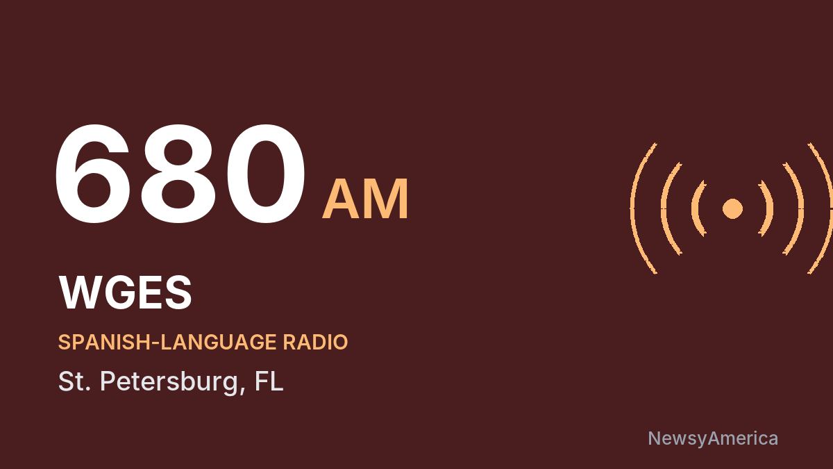 WGES 680 AM – St. Petersburg