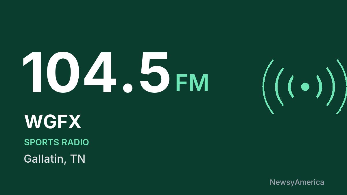 WGFX 104.5 FM – Gallatin