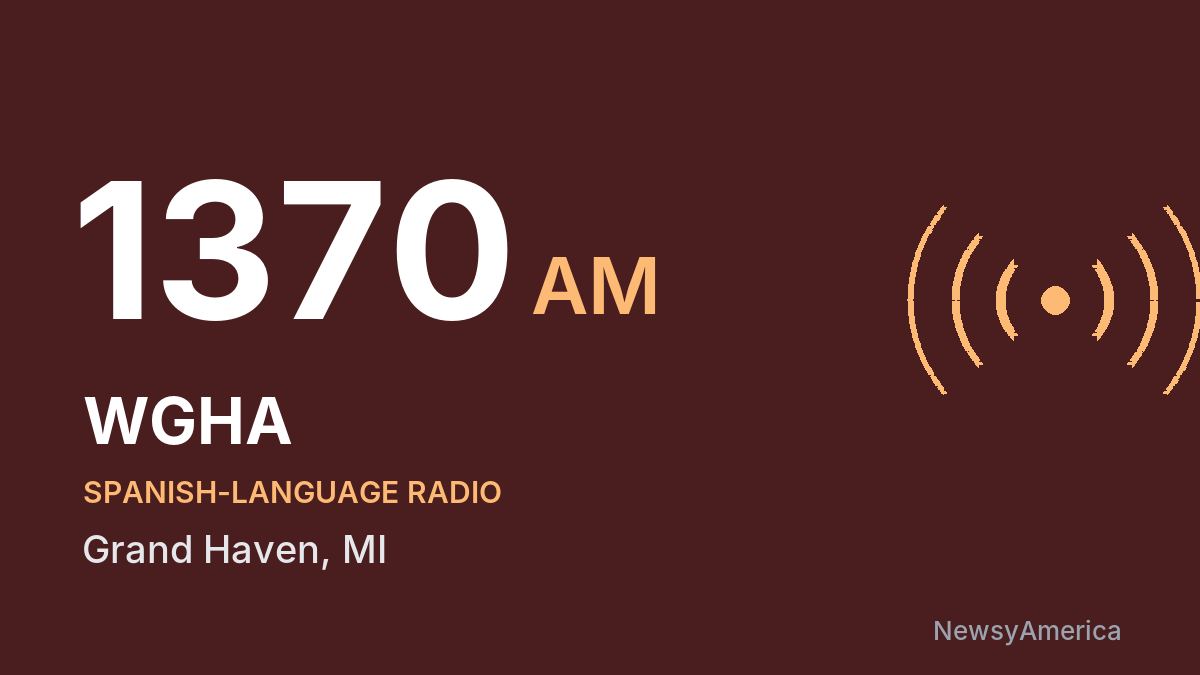 WGHA 1370 AM – Grand Haven