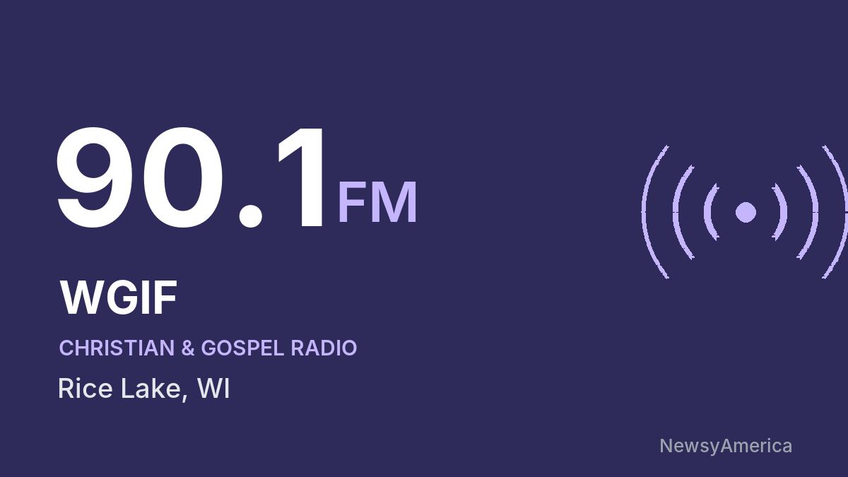 WGIF 90.1 FM – Rice Lake