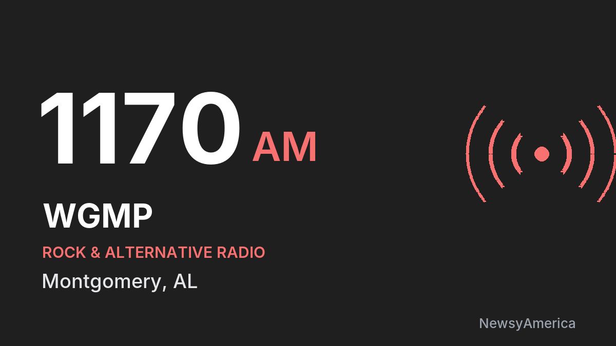 WGMP 1170 AM – Montgomery