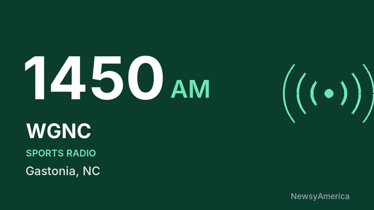 WGNC 1450 AM – Gastonia