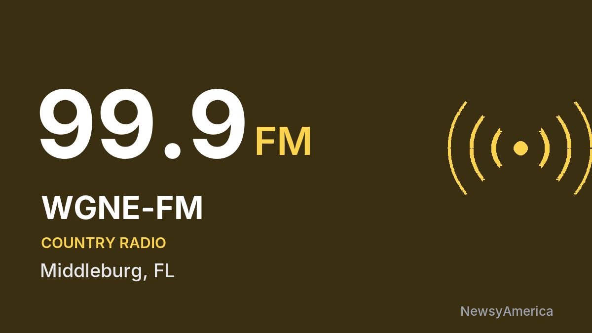 WGNE-FM 99.9 FM – Middleburg