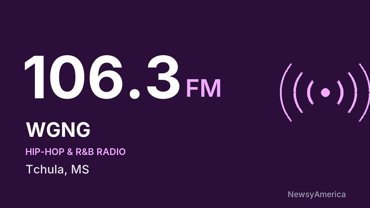 WGNG 106.3 FM – Tchula