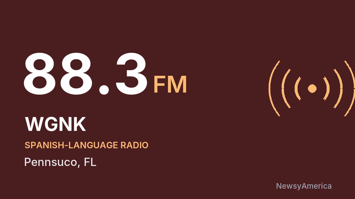 WGNK 88.3 FM – Pennsuco
