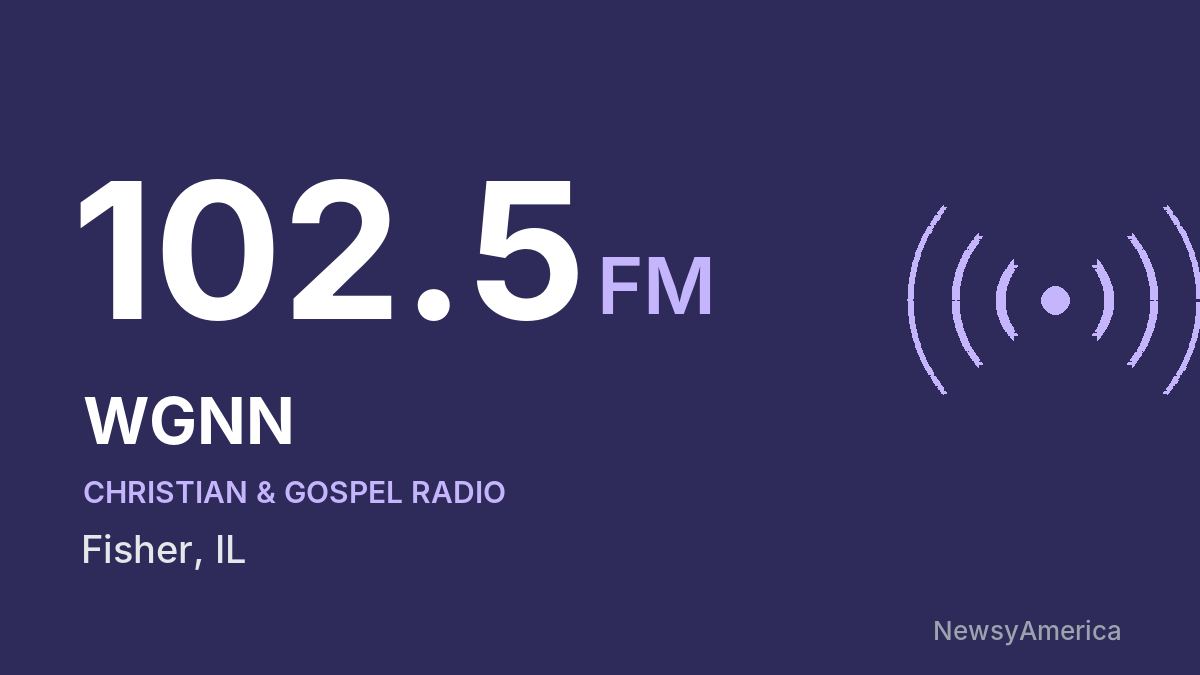 WGNN 102.5 FM – Fisher