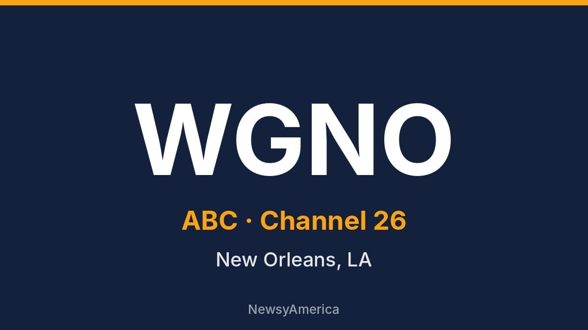 WGNO – ABC 26 New Orleans