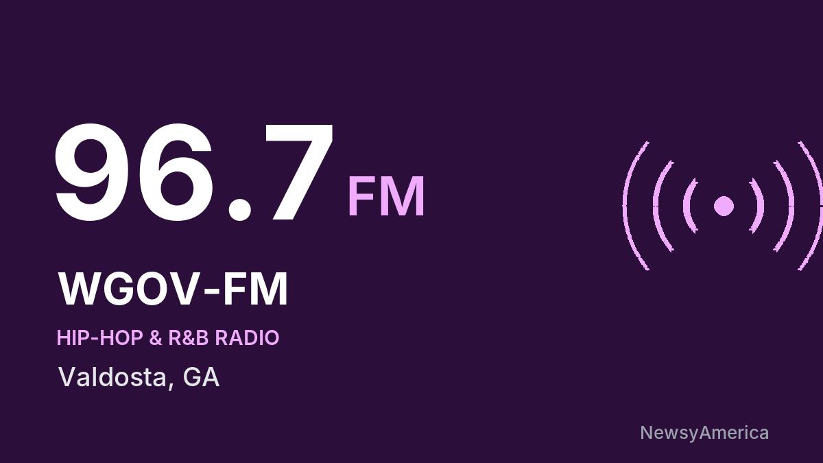 WGOV-FM 96.7 FM – Valdosta