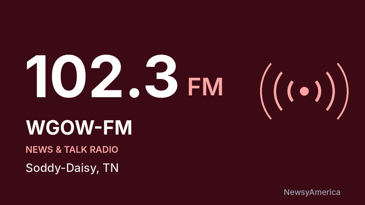 WGOW-FM 102.3 FM – Soddy-Daisy