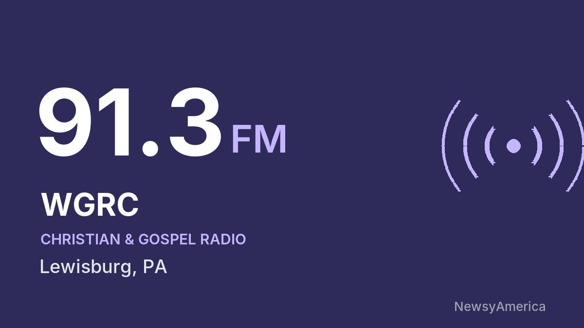 WGRC 91.3 FM – Lewisburg