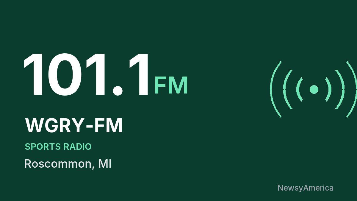 WGRY-FM 101.1 FM – Roscommon